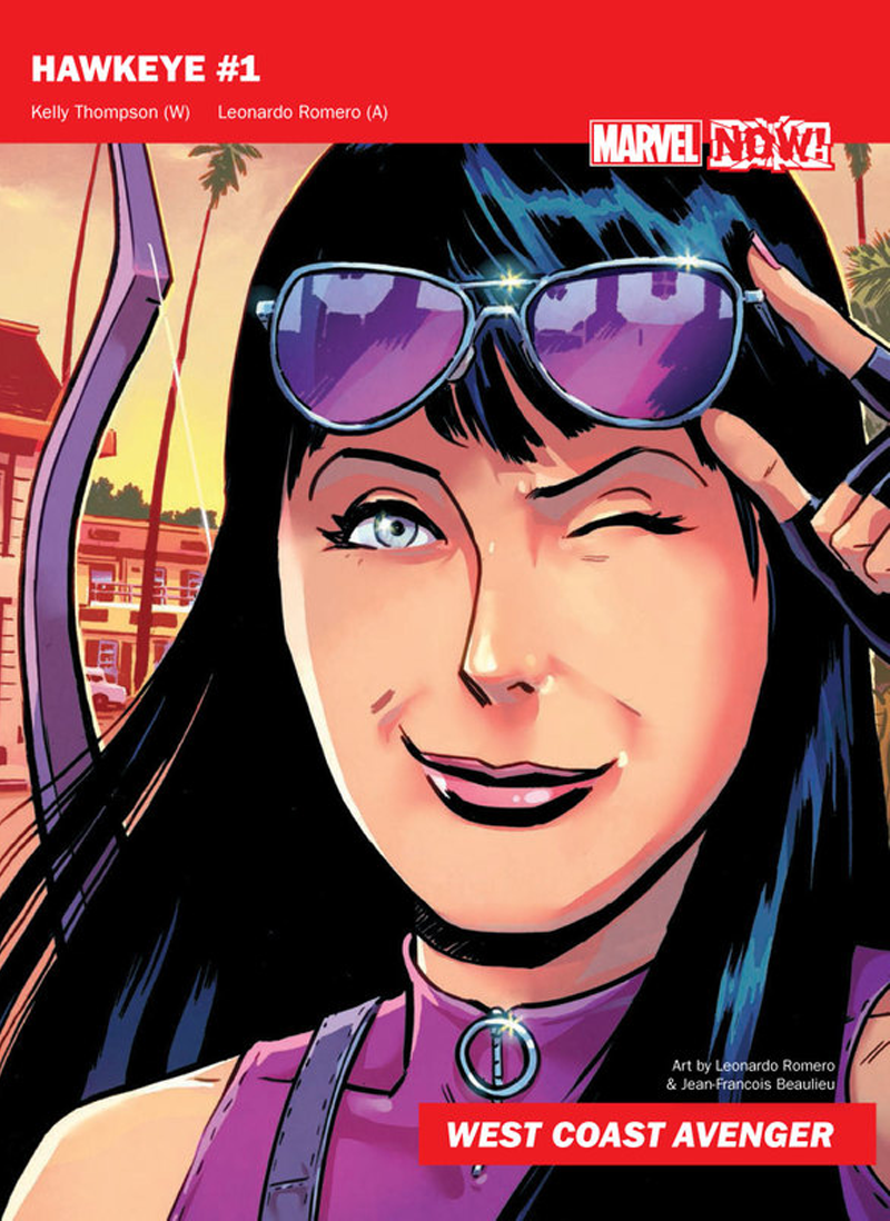 Marvel Now! Preview art for Hawkeye #1, by Leonardo Romero and Jean-Francois Beaulieu.